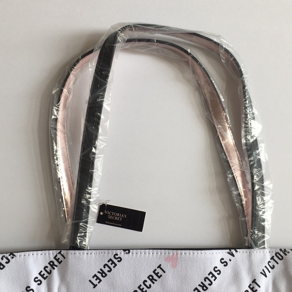 Victoria’s Secret large canvas tote bag purse NWT! - Picture 4 of 8